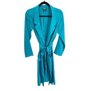 LuLaRoe Teal Blue Satin Robe XS